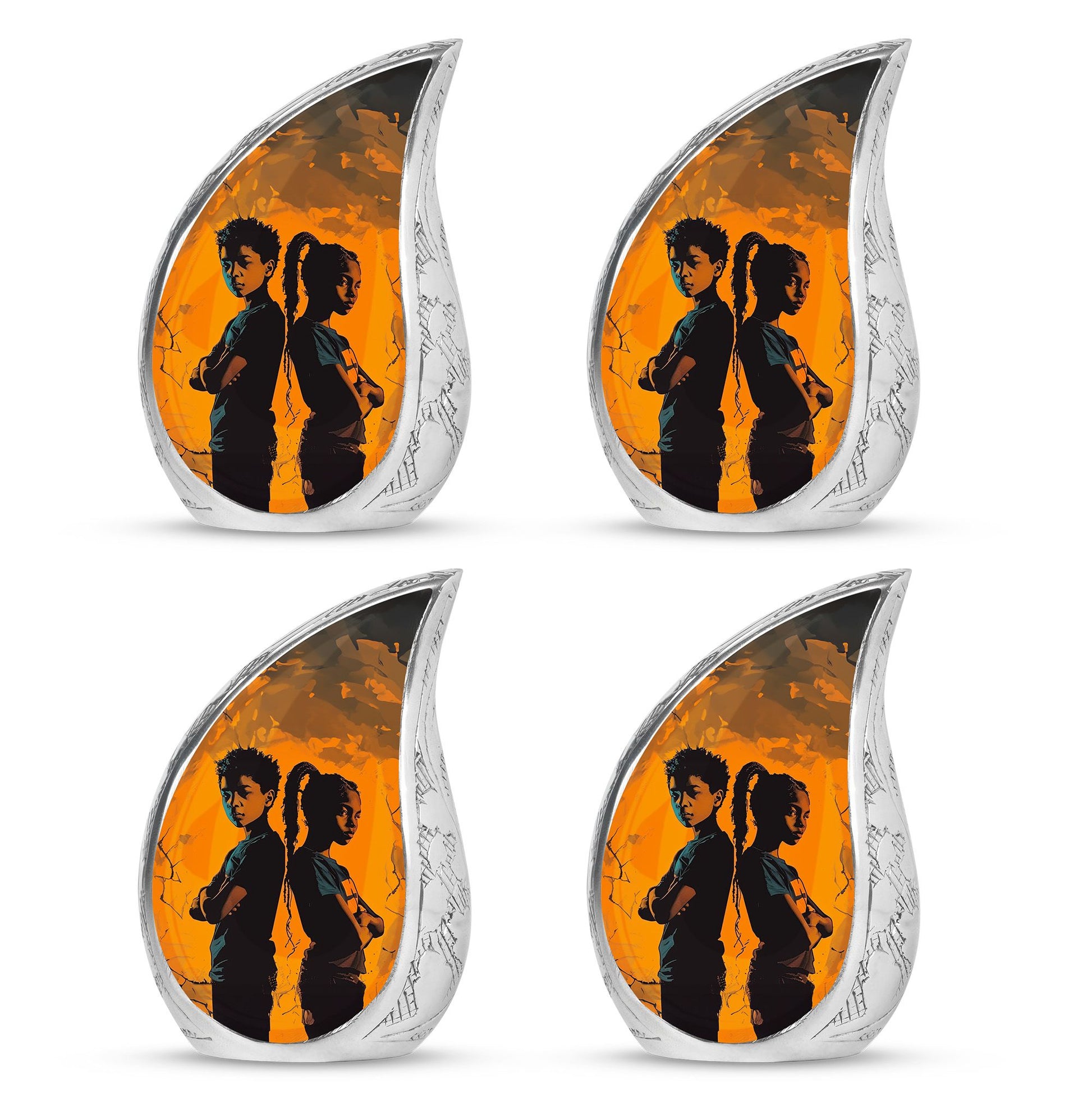 Brother And Sister Mini Urns For Human Ashes Large Funeral, Ashes Urn