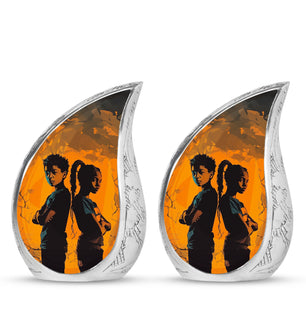 Brother And Sister Mini Urns For Human Ashes Large Funeral, Ashes Urn