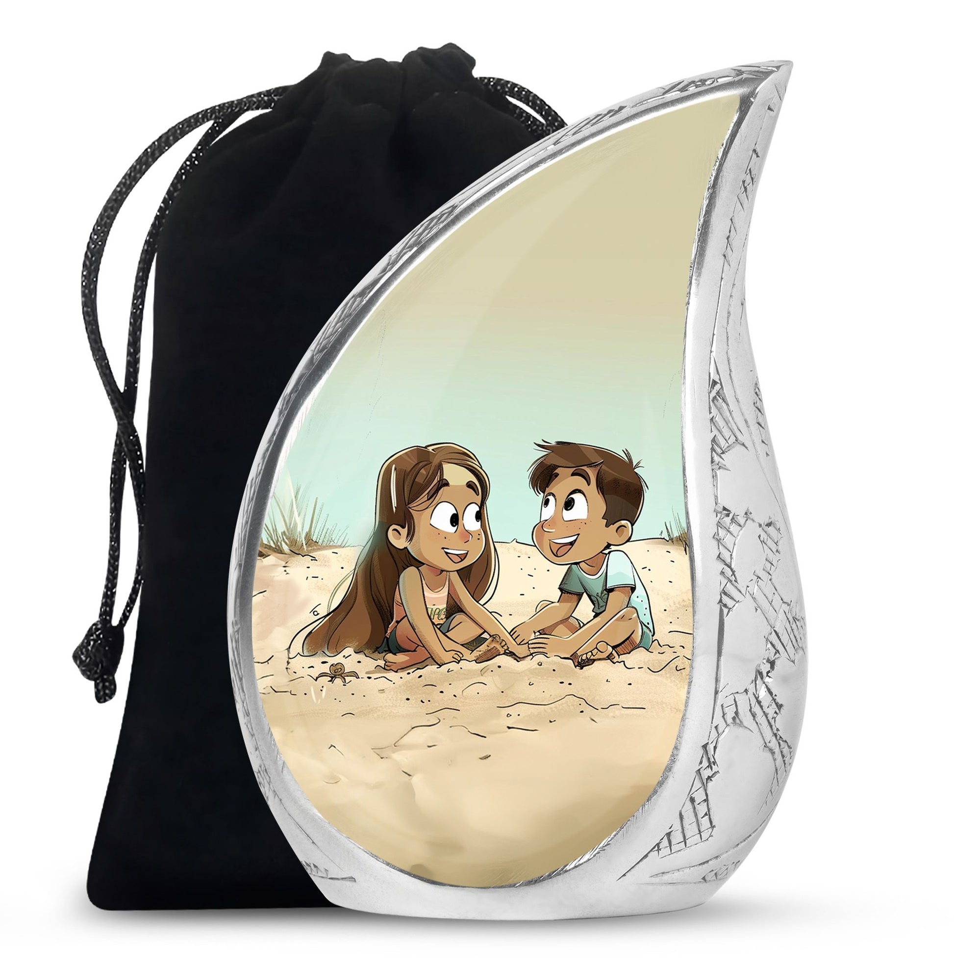 Brother And Sister Urn For Human Ashes Funeral, Ashes Urn For Ashes