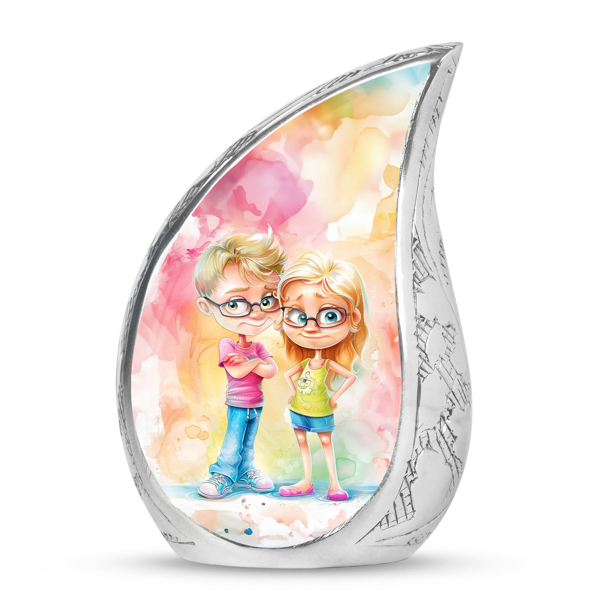 Brother And Sister Urn For Human Ashes Funeral, Ashes Cremation Urn