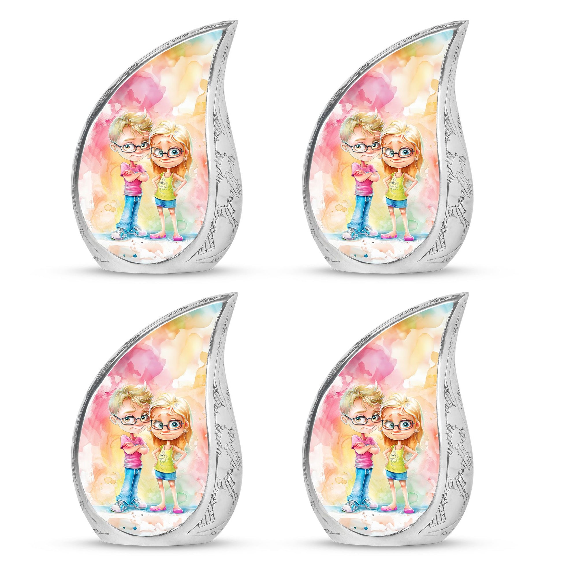 Brother And Sister Urn For Human Ashes Funeral, Ashes Cremation Urn
