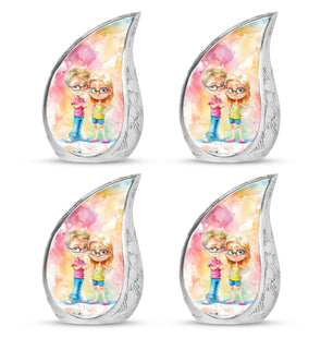 Brother And Sister Urn For Human Ashes Funeral, Ashes Cremation Urn
