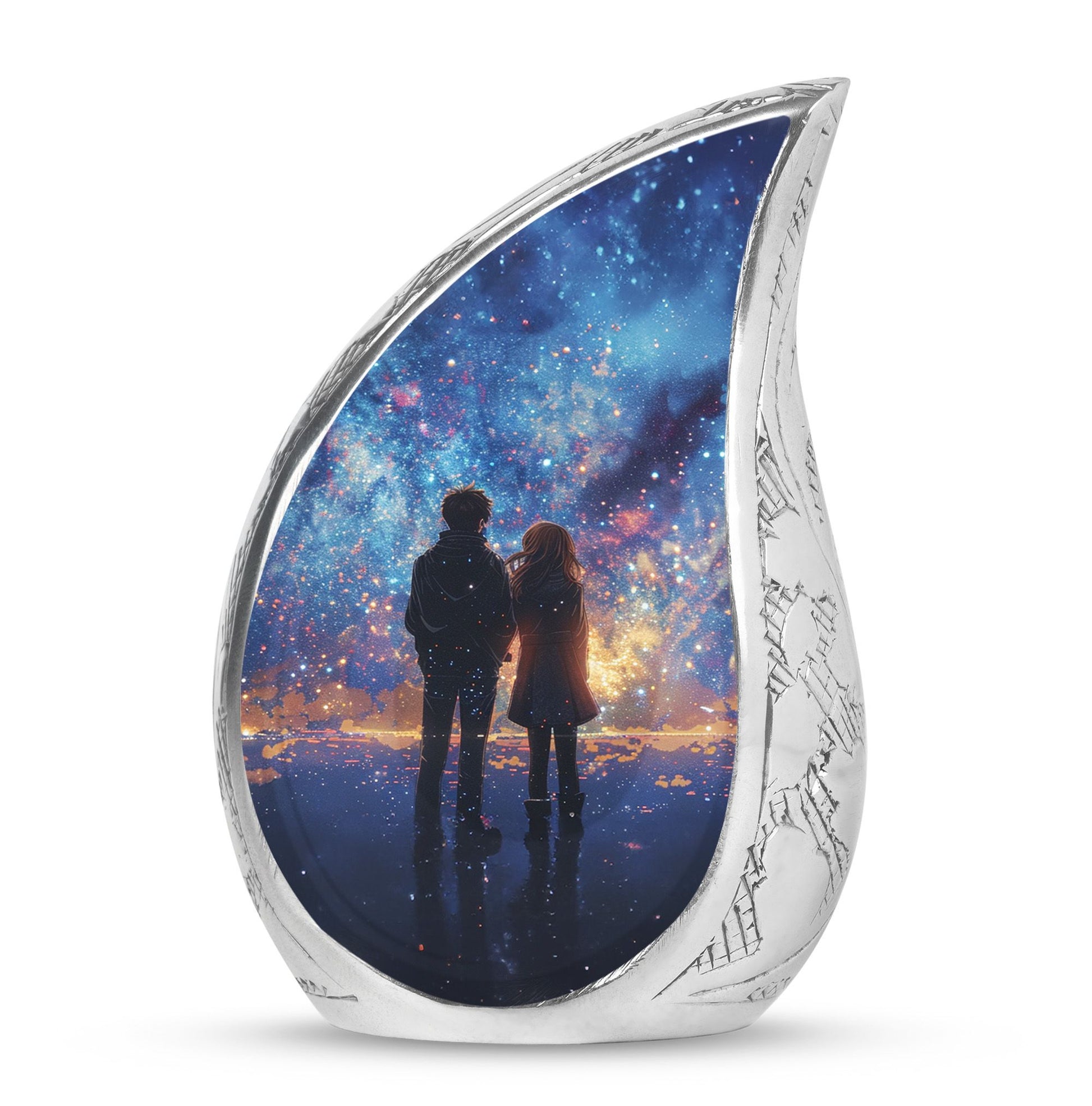 Brother And Sister Burial Urn For Human Large Funeral, Ashes Urn