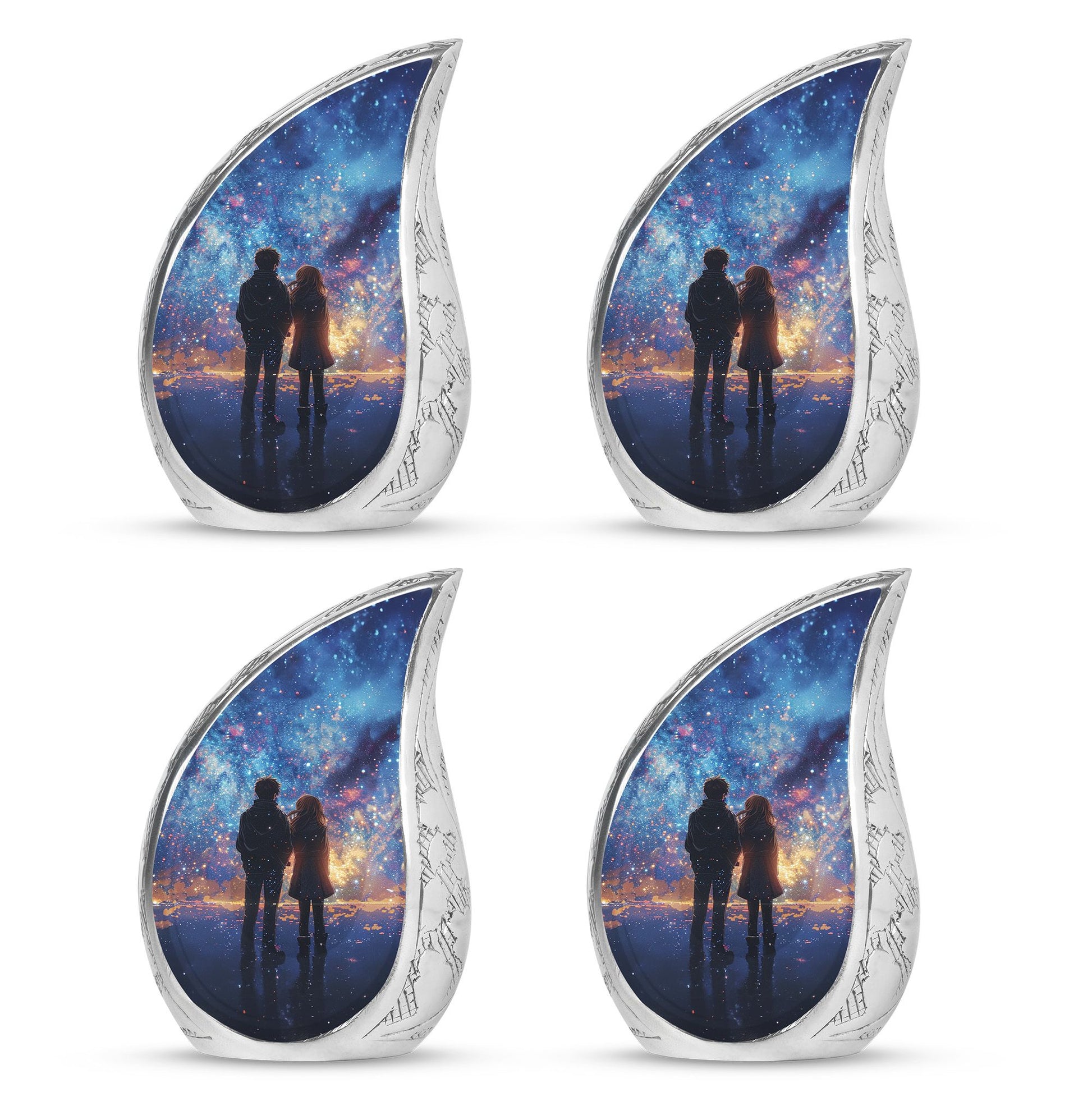 Brother And Sister Burial Urn For Human Large Funeral, Ashes Urn