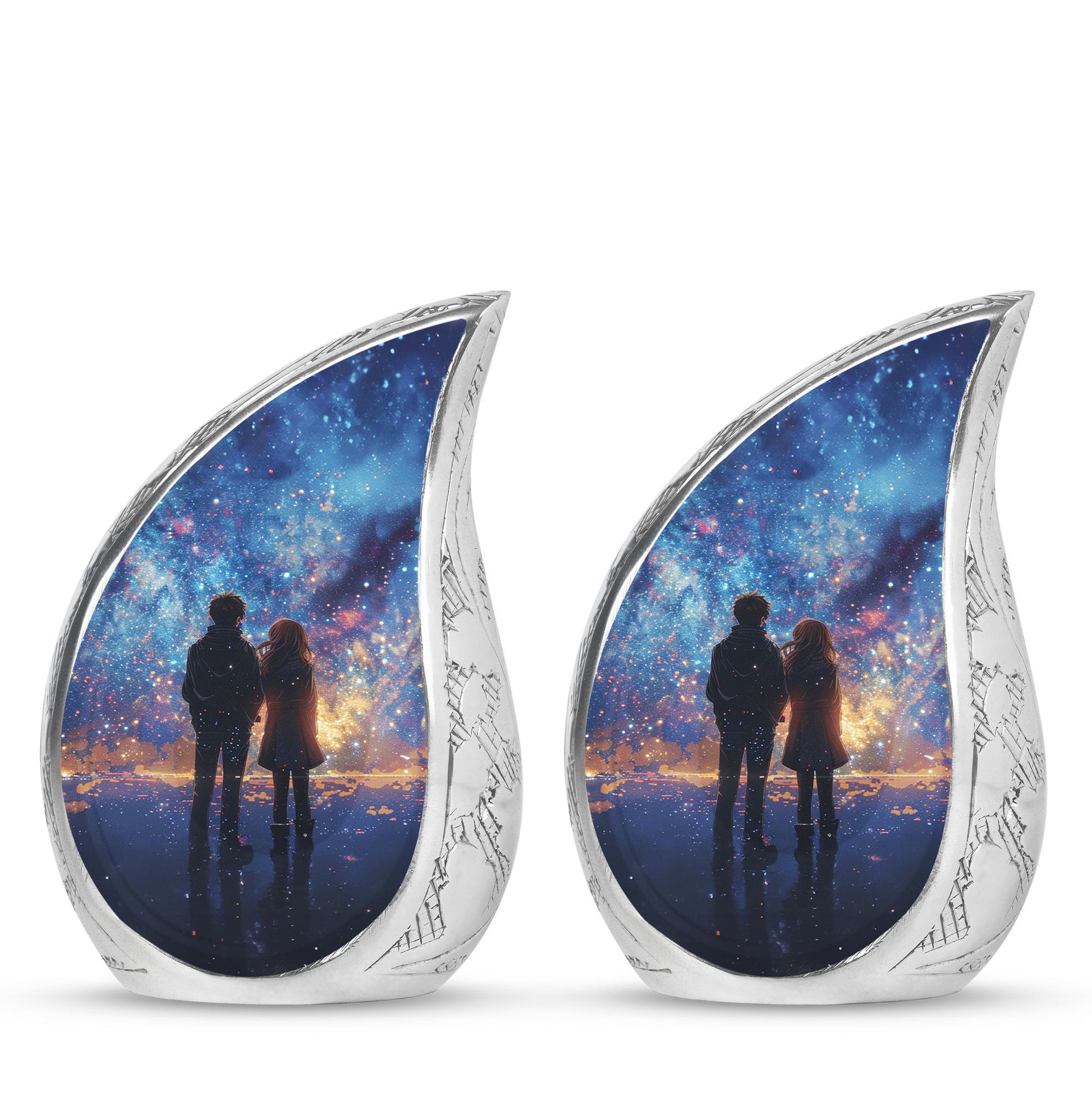 Brother And Sister Burial Urn For Human Large Funeral, Ashes Urn