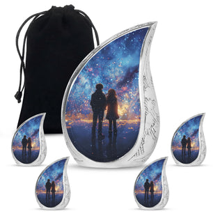 Brother And Sister Burial Urn For Human Large Funeral, Ashes Urn