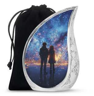 Brother And Sister Burial Urn For Human Large Funeral, Ashes Urn