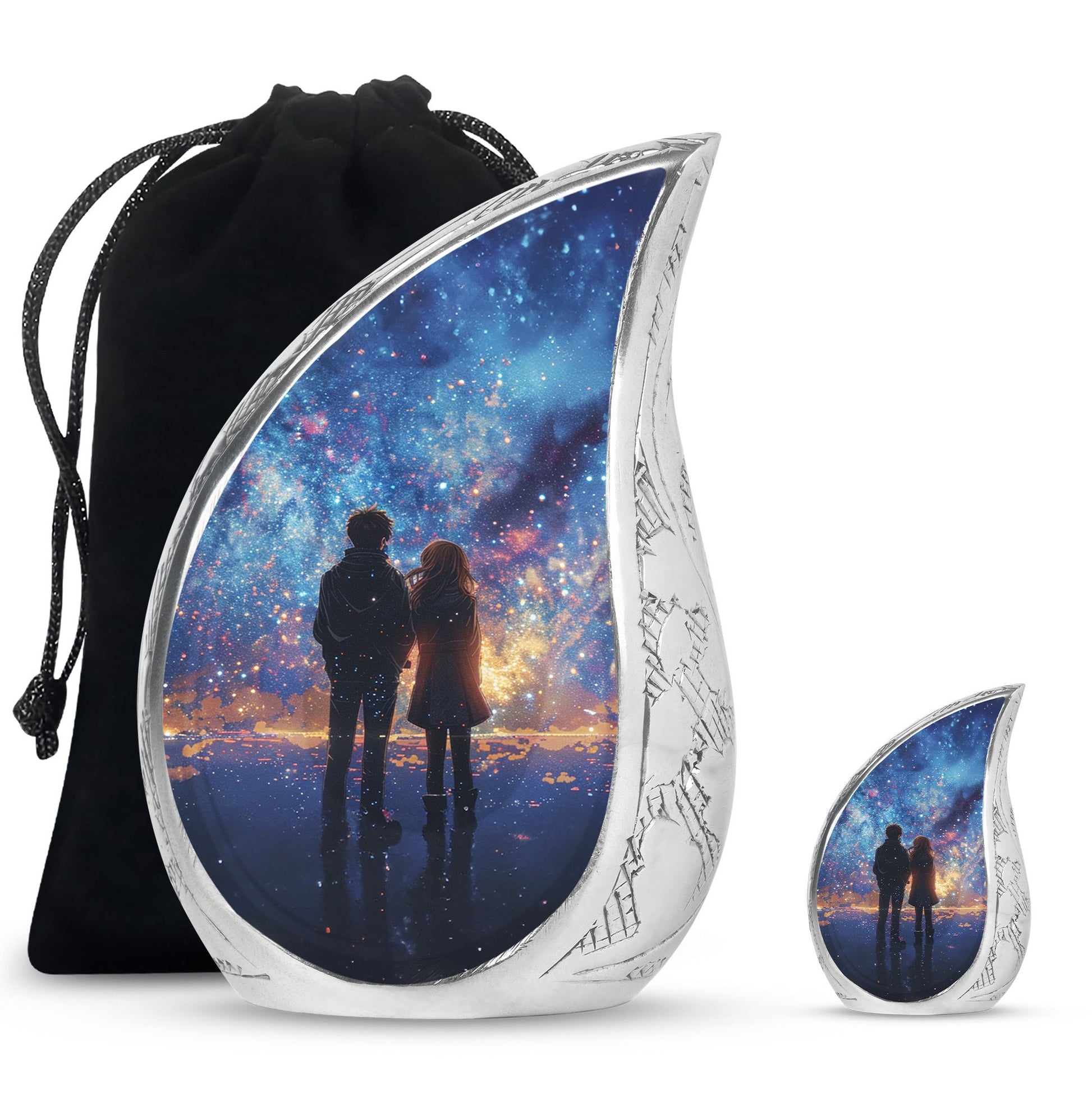 Brother And Sister Burial Urn For Human Large Funeral, Ashes Urn