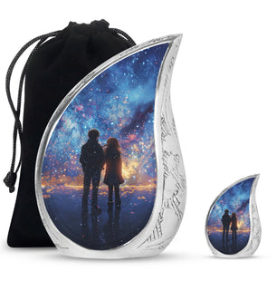 Brother And Sister Burial Urn For Human Large Funeral, Ashes Urn