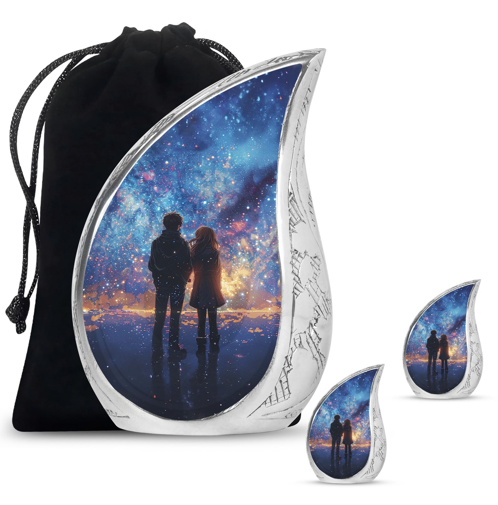 Brother And Sister Burial Urn For Human Large Funeral, Ashes Urn