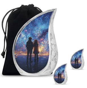 Brother And Sister Burial Urn For Human Large Funeral, Ashes Urn