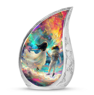 Brother And Sister Large Urn For Human Funeral, Ashes Cremation Urn