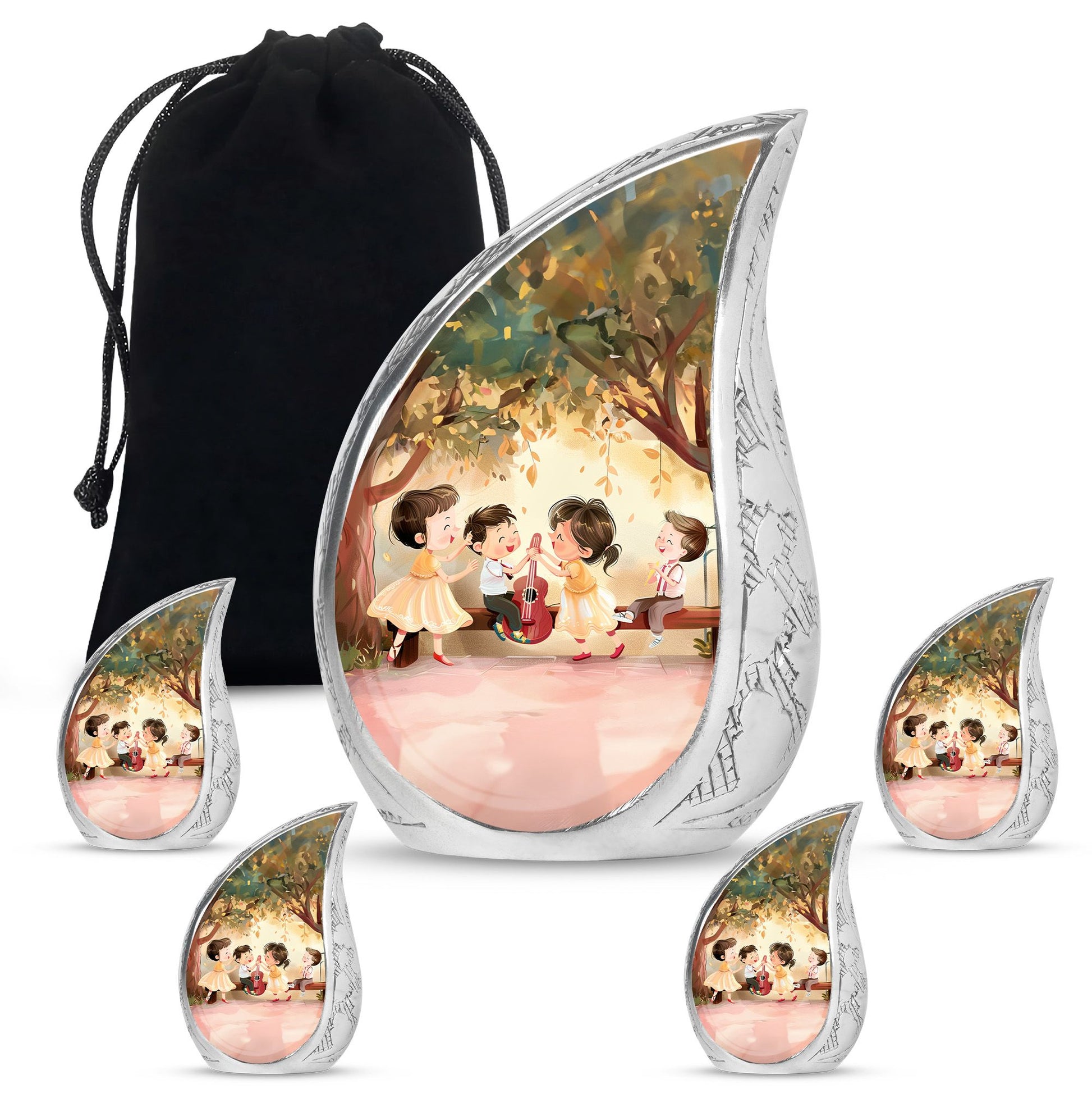 Brother And Sister Urn For Human Ashes Funeral, Ashes Cremation Urn