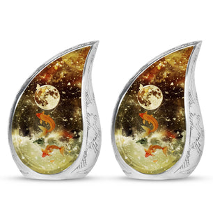 Fish Small Urns For Ashes Funeral, Ashes Memorial Urn