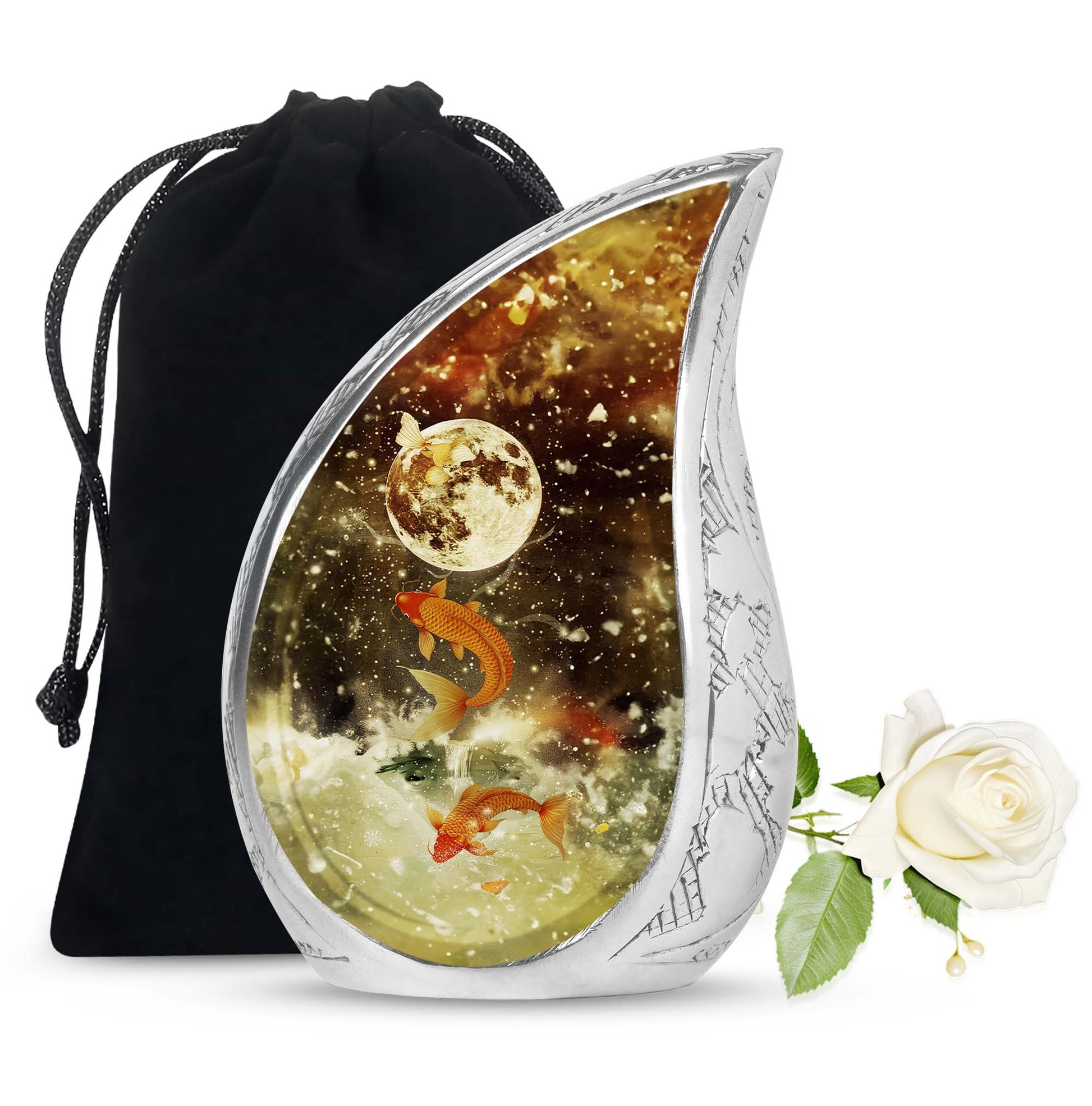 Fish Small Urns For Ashes Funeral, Ashes Memorial Urn