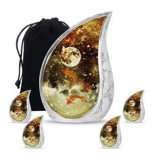 Fish Small Urns For Ashes Funeral, Ashes Memorial Urn