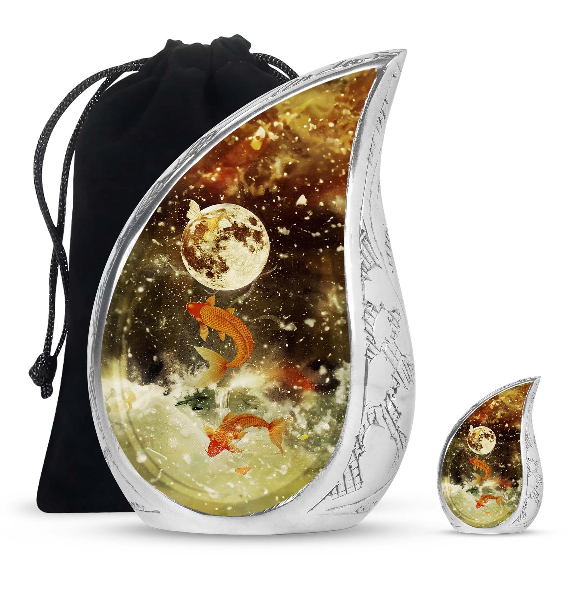 Fish Small Urns For Ashes Funeral, Ashes Memorial Urn