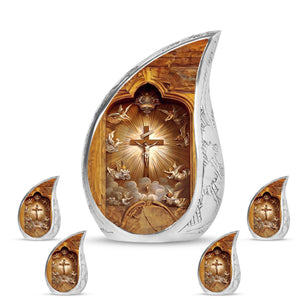 Catholic Ashes Keepsake Funeral, Ashes Cremation Urn For Ashes