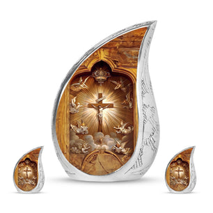 Catholic Ashes Keepsake Funeral, Ashes Cremation Urn For Ashes