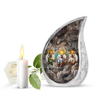 Catholic Cremation Urns Large Funeral, Ashes Urn For Ashes
