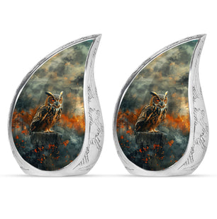 Owl Mini Urns For Ashes Funeral, Ashes Cremation Urn For Ashes