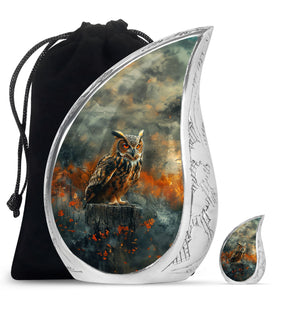 Owl Mini Urns For Ashes Funeral, Ashes Cremation Urn For Ashes
