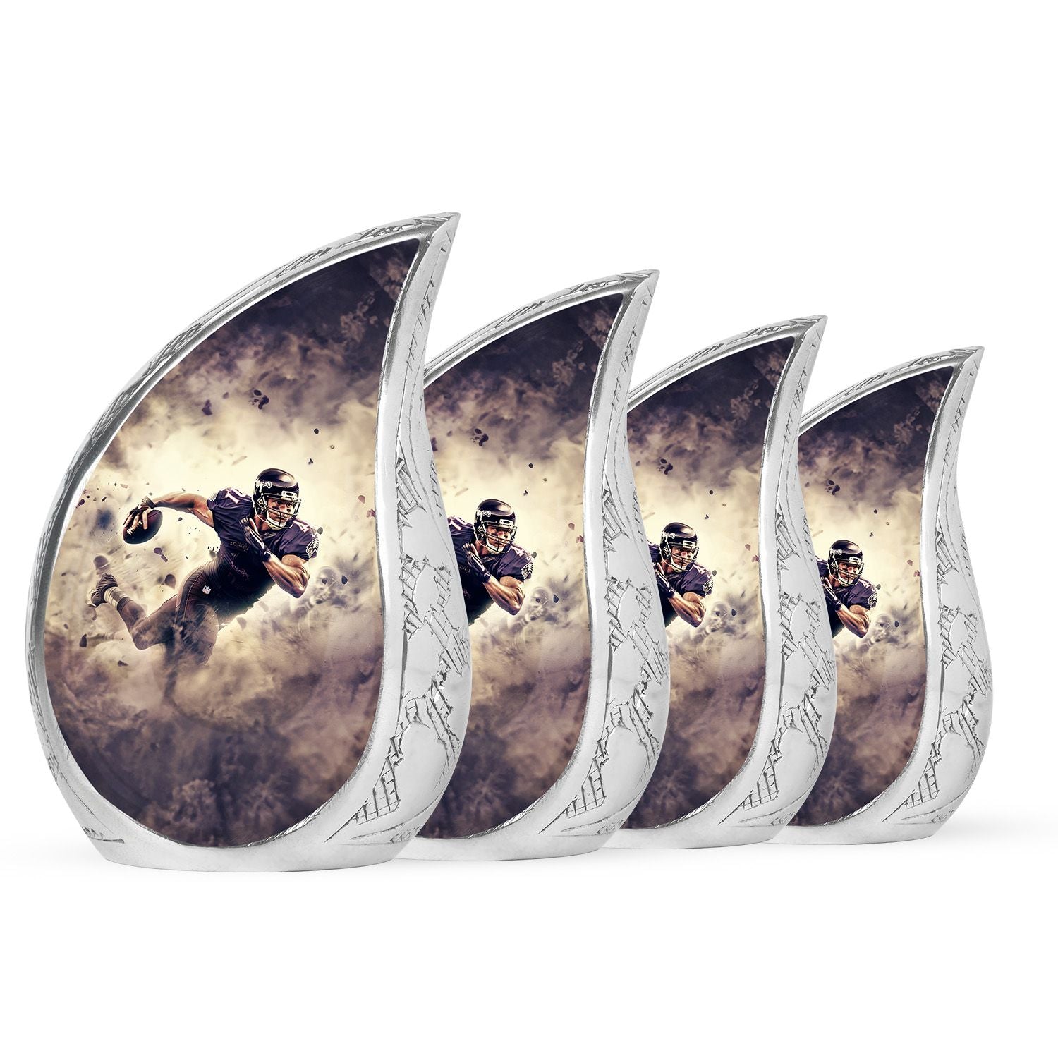 Football Large Urns For Human Ashes Funeral, Ashes Memorial Urn