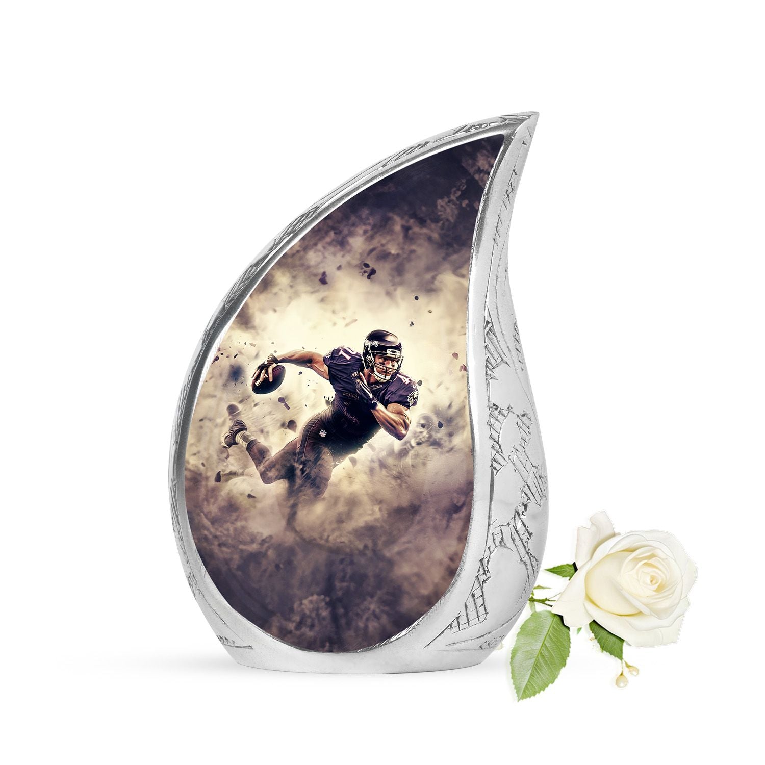 Football Large Urns For Human Ashes Funeral, Ashes Memorial Urn