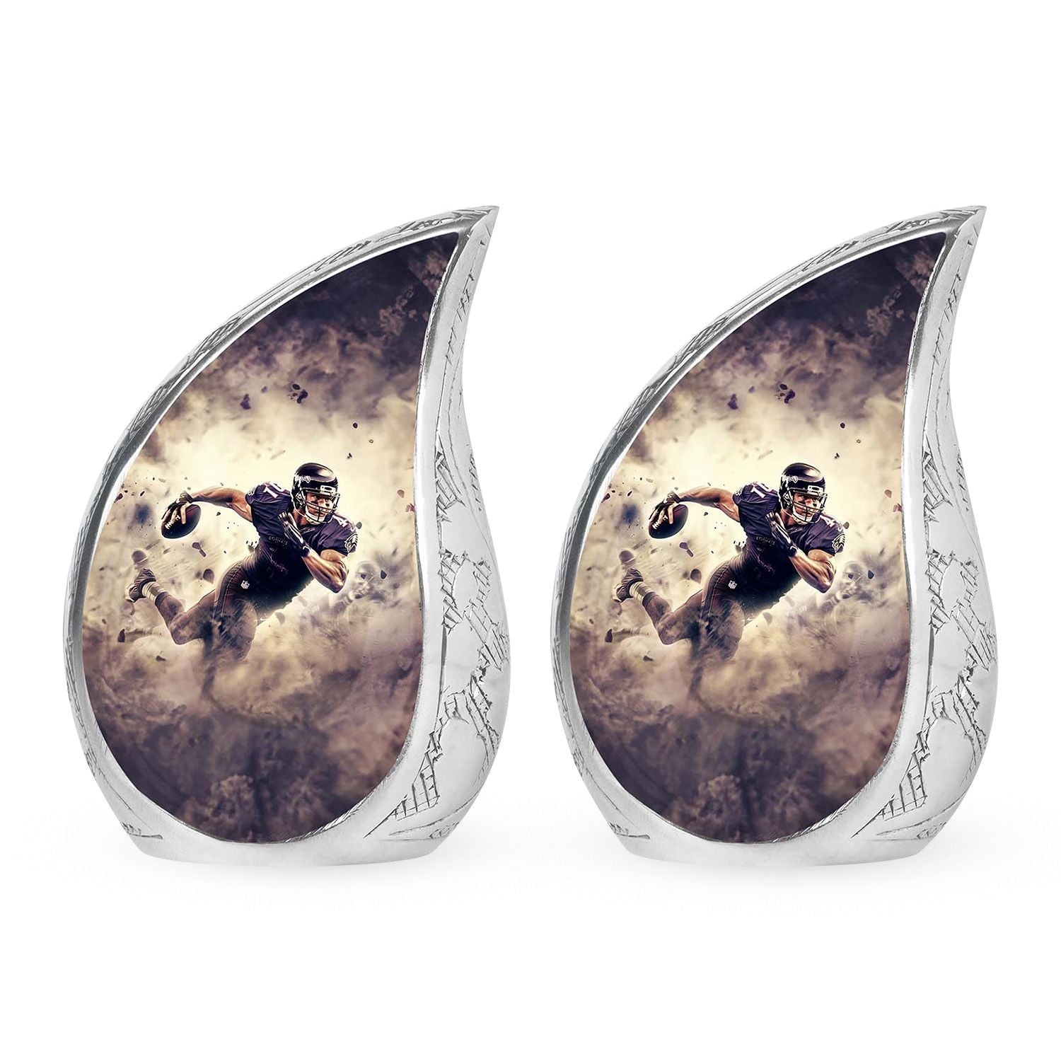 Football Large Urns For Human Ashes Funeral, Ashes Memorial Urn