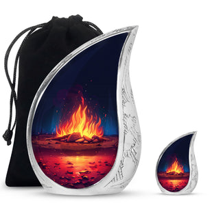 Bornfire Small Urn For Ashes Funeral, Ashes Memorial Urn