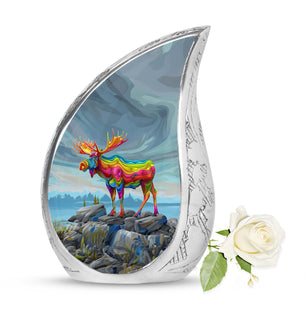Moose Walking Urns For Adults Large Funeral, Ashes Urn