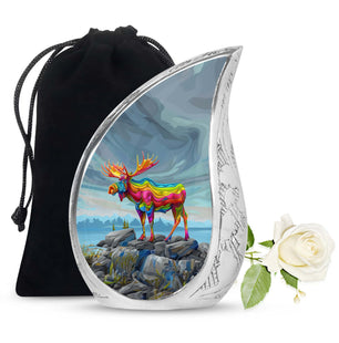 Moose Walking Urns For Adults Large Funeral, Ashes Urn