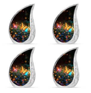 Teardrop Shaped  Keepsake Set of 4