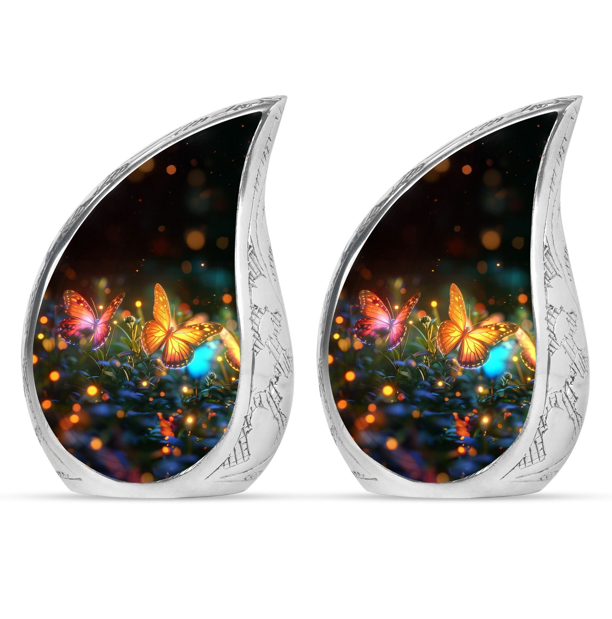 Teardrop Shaped  Keepsake Set of 2