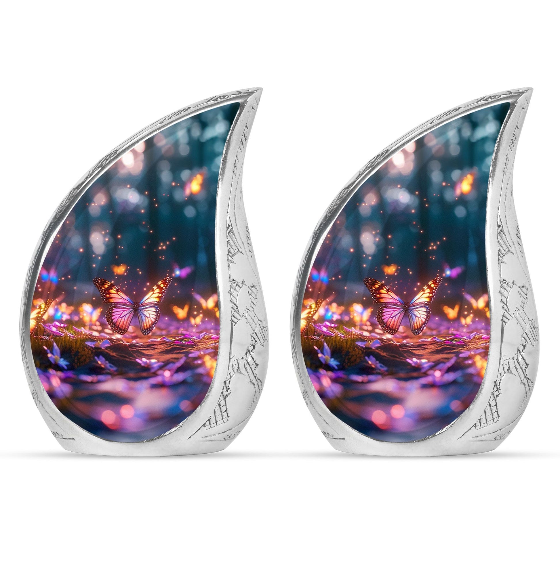 Teardrop Shaped  Keepsake Set of 2