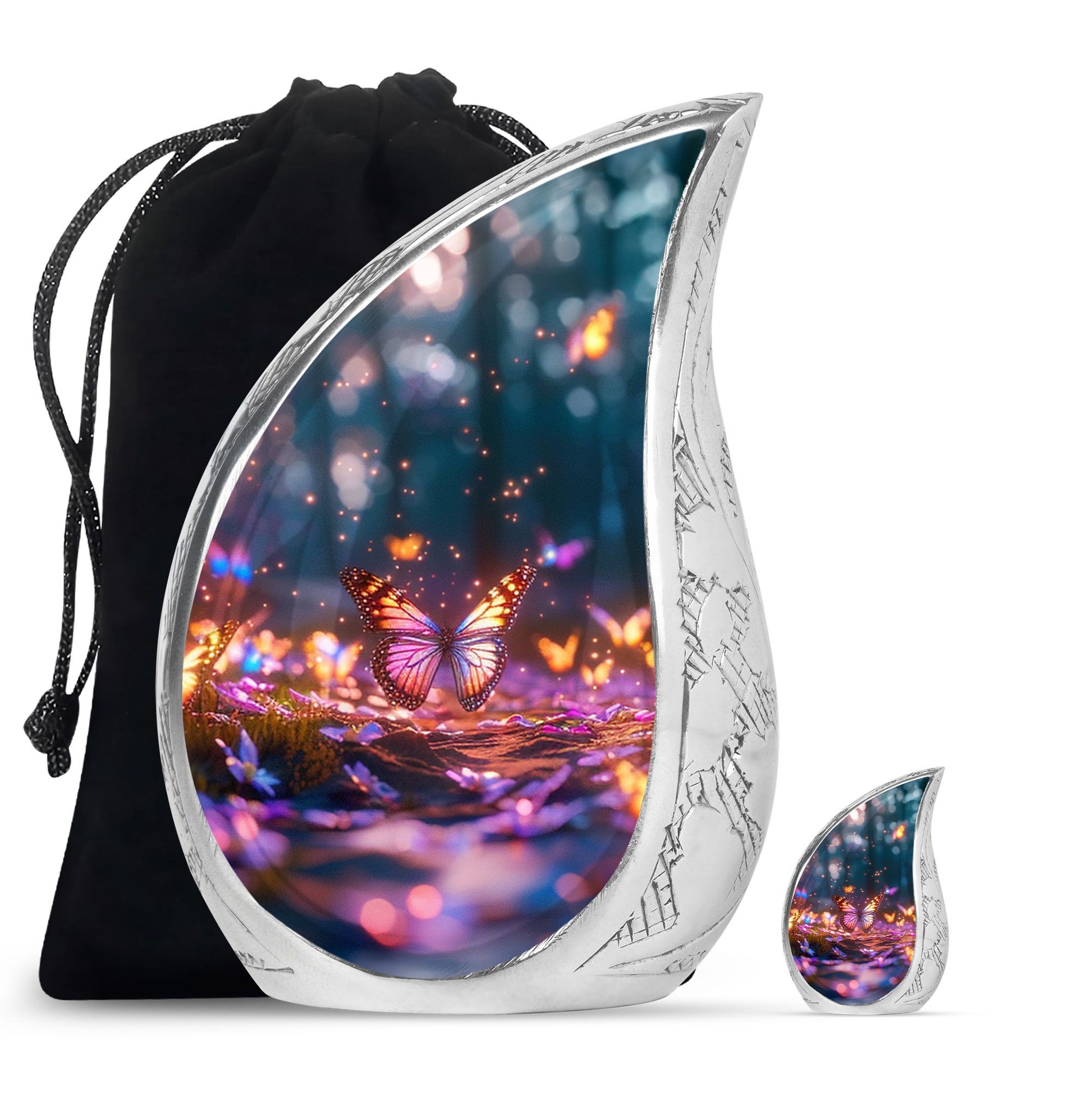 Teardrop Shaped  Large Urn With 1 Keepsake