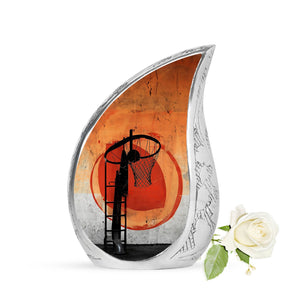 Basketball Earn For Ashes Funeral, Ashes Memorial Urn