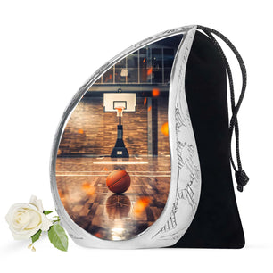 Basketball Burial Urn Teardrop, Heart Cremation Urn