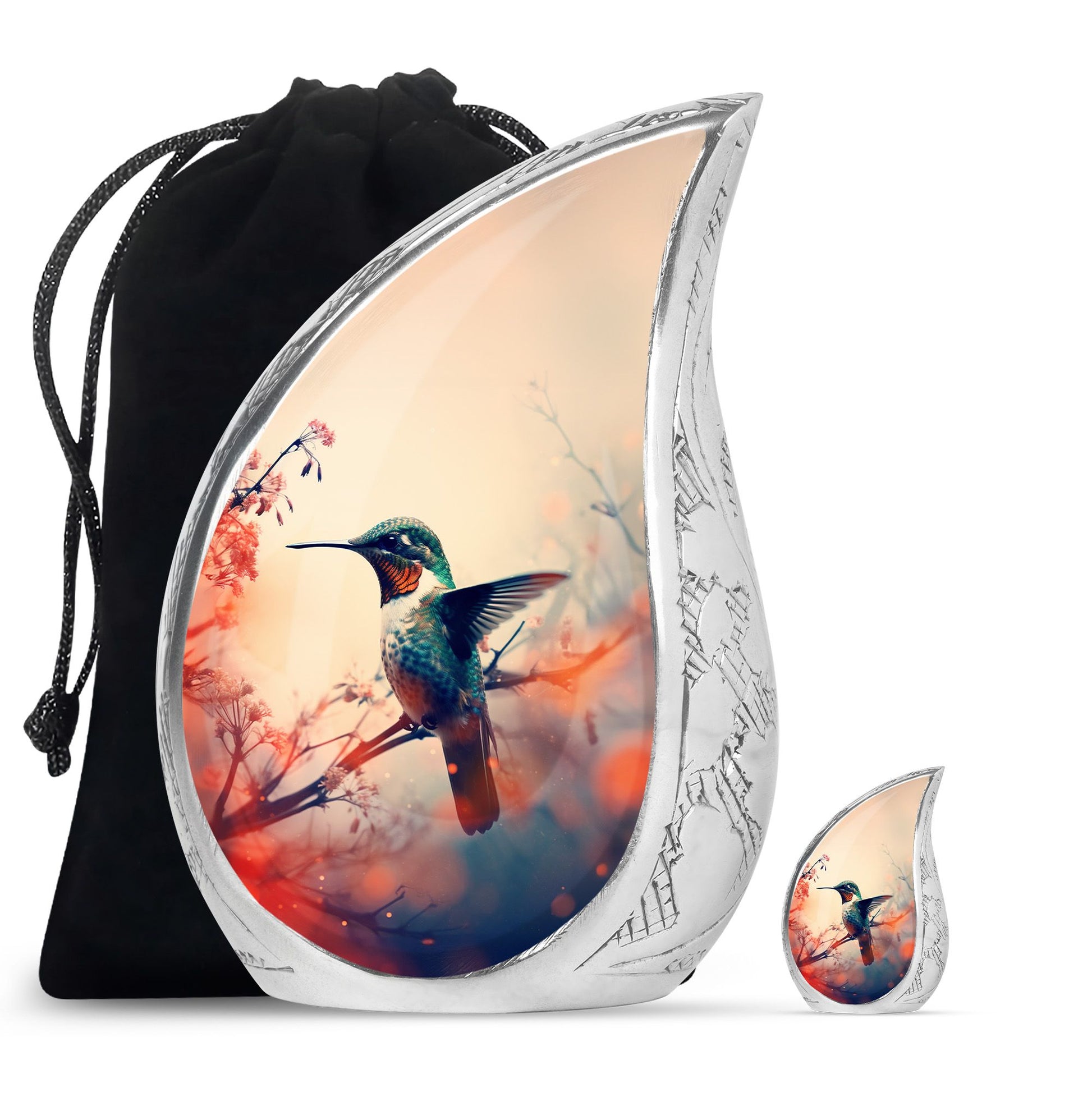 Humming Bird Cremation Urns For Burial Large Funeral, Ashes Urn