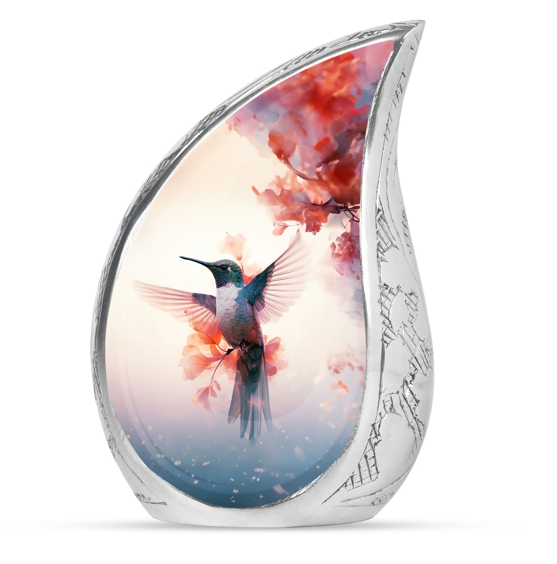 Humming Bird Keepsake For Ashes Funeral, Ashes Cremation Urn