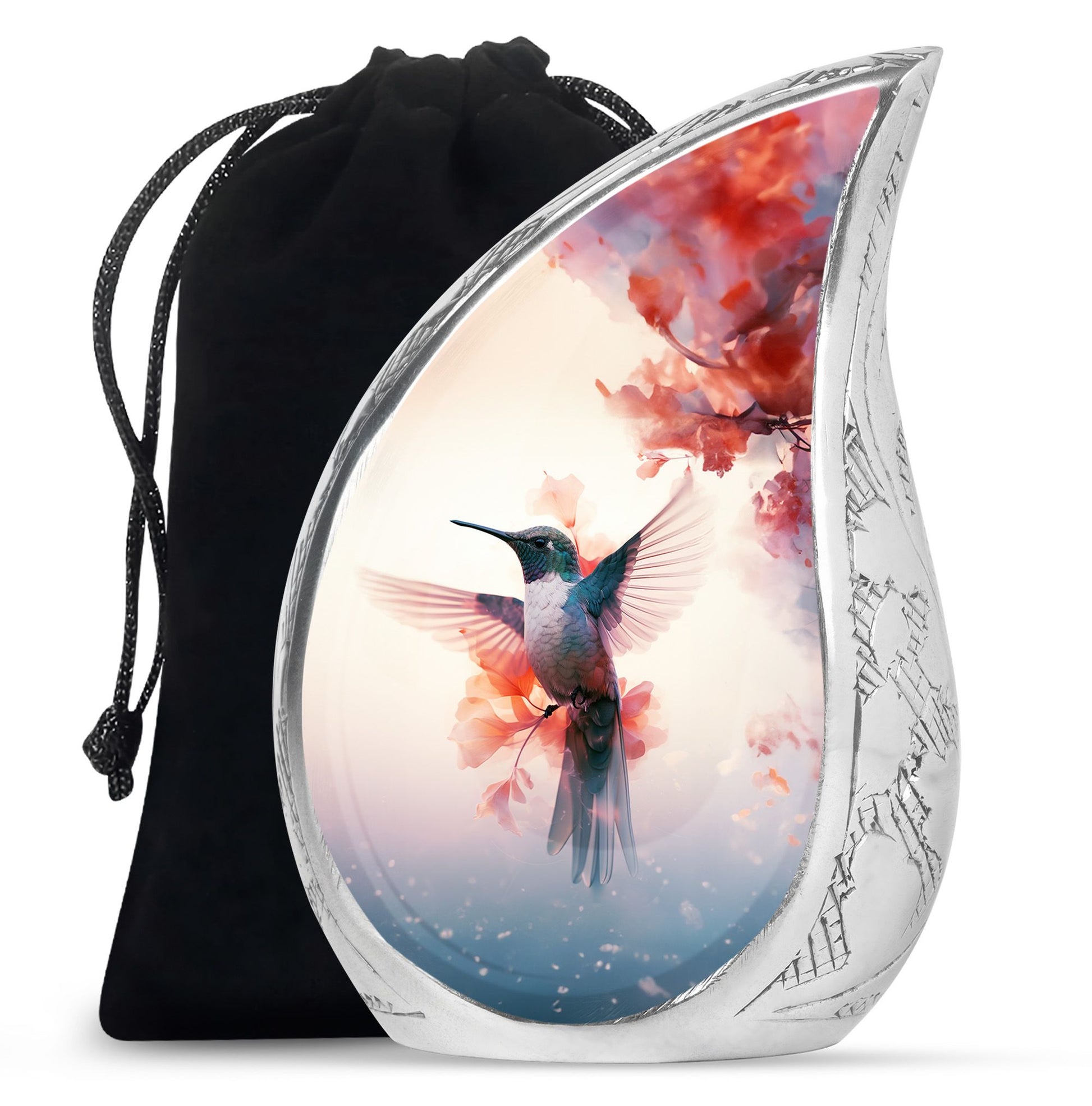 Humming Bird Keepsake For Ashes Funeral, Ashes Cremation Urn