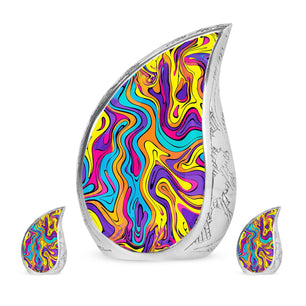 Pattern Urn For Baby Teardrop, Heart Cremation Urn For Ashes
