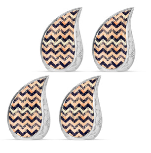 Pattern Adult Male Urn For Ashes Large Teardrop, Heart Urn For Ashes