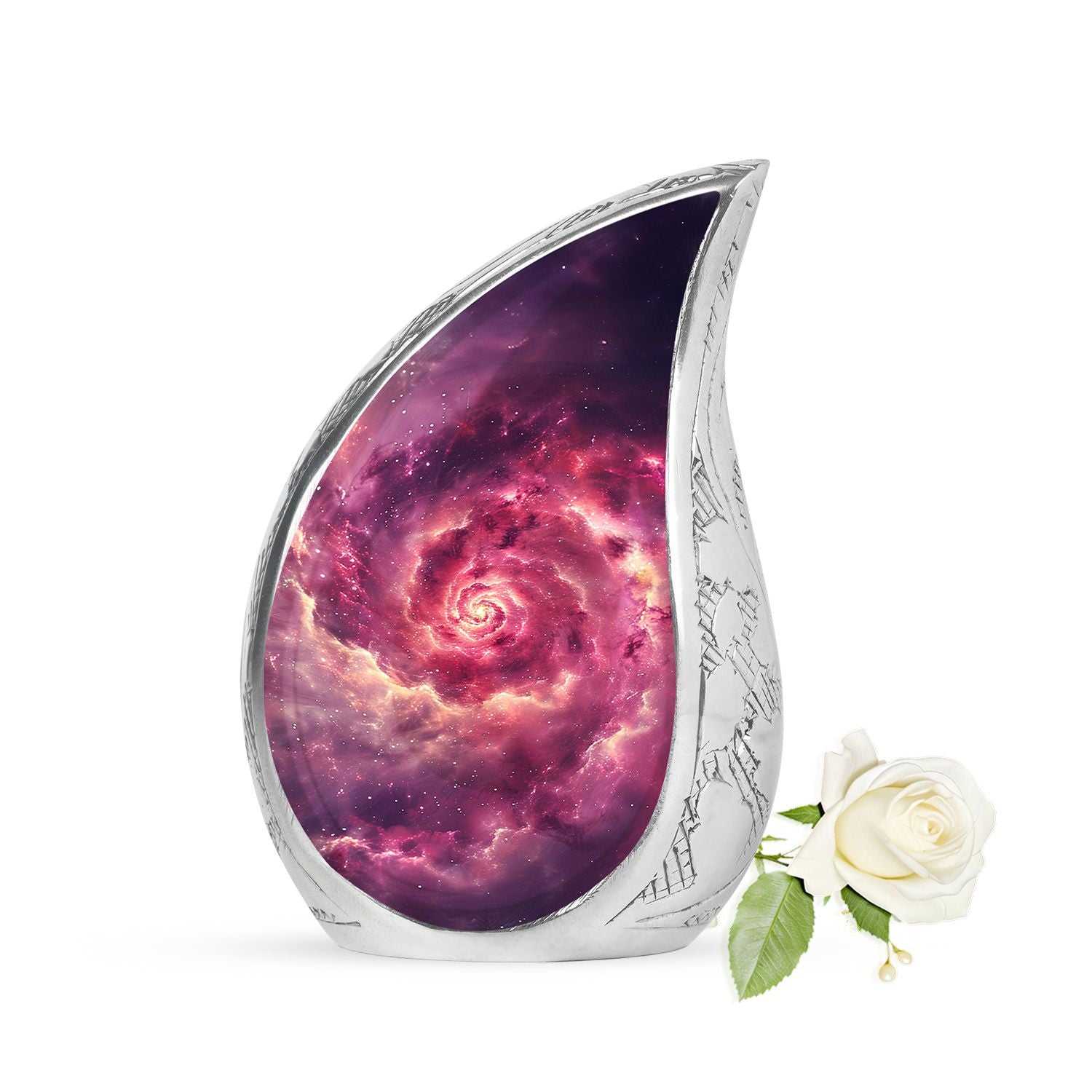 Galaxy Urns For Adult Male Dad Teardrop, Heart Cremation Urn