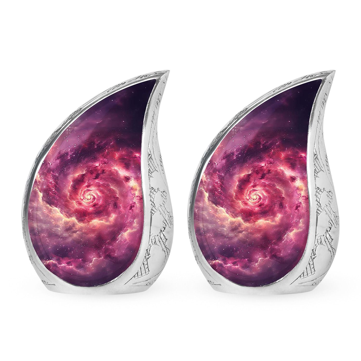 Galaxy Urns For Adult Male Dad Teardrop, Heart Cremation Urn