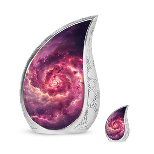 Galaxy Urns For Adult Male Dad Teardrop, Heart Cremation Urn