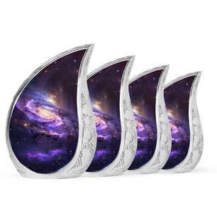 Galaxy Adult Cremation Urns Teardrop, Heart Shape Urn