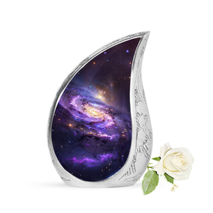 Galaxy Adult Cremation Urns Teardrop, Heart Shape Urn