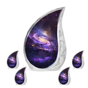 Galaxy Adult Cremation Urns Teardrop, Heart Shape Urn