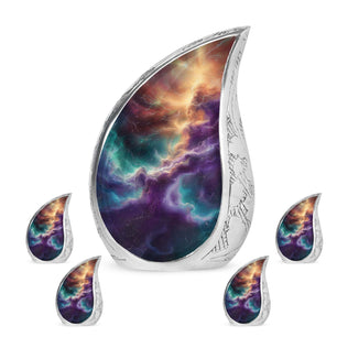 Galaxy Urn Dad Teardrop, Heart Shape Urn